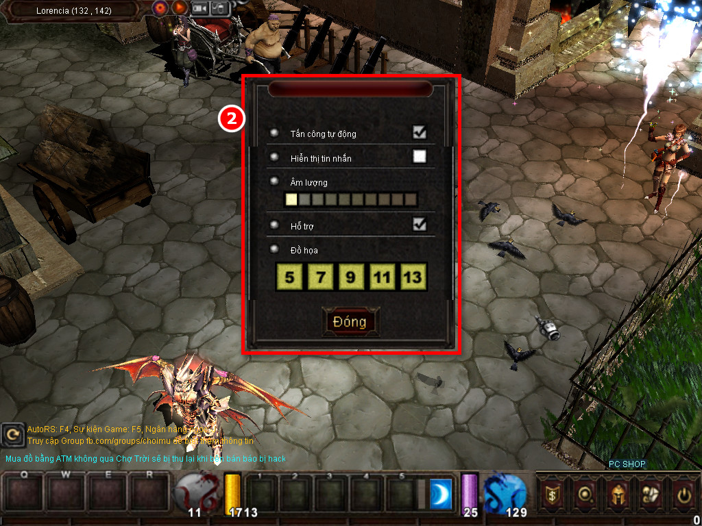 Chức năng chính của Game MU Giang Hồ